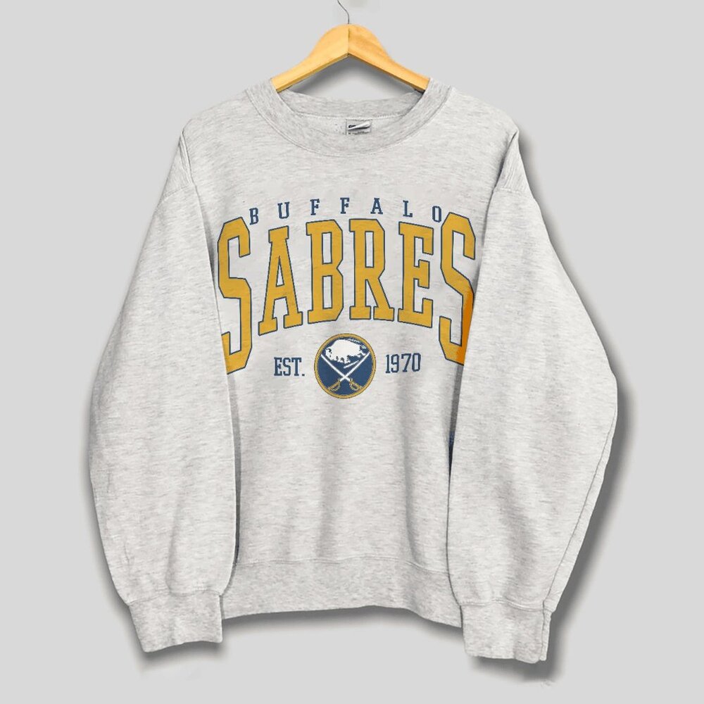 90s Vintage Buffalo Sabres Hockey Sweatshirt, Retro Buffalo Sabres NHL Shirt Tee